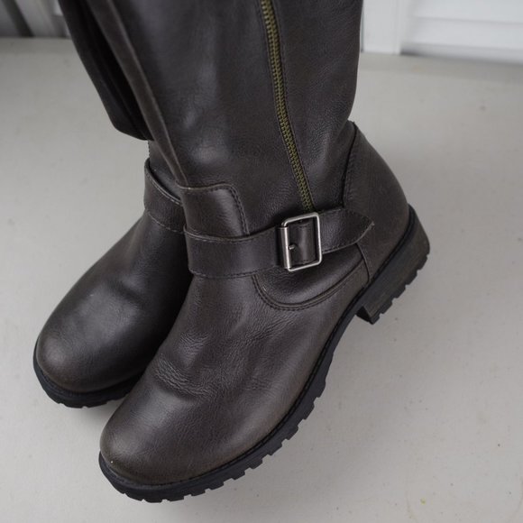 SKETCHERS WOMENS 6 or 6.5 BOOTS SHOES LEATHER - Picture 6 of 10